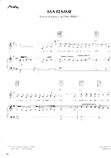 download the accordion score Ma femme (Pop) in PDF format