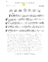 télécharger la partition d'accordéon A rainy night in georgia (Inteprètes : Brook Benton / Ray Charles / Randy Crawford / Hank William Jr) (Slow) au format PDF