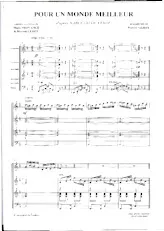 télécharger la partition d'accordéon Pour un monde meilleur (D'après Nabucco de Verdi) au format PDF
