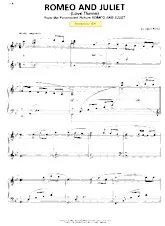 scarica la spartito per fisarmonica Love theme from Romeo and Juliet (Ballade Instrumentale) in formato PDF