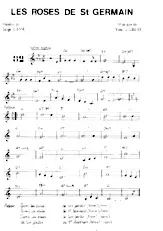 télécharger la partition d'accordéon Les roses de St Germain (Valse Rapide) au format PDF