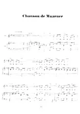 télécharger la partition d'accordéon Chanson de Maxence (Du Film : Les Demoiselles de Rochefort)  au format PDF