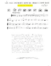 download the accordion score Say Has anybody seen my sweet gypsy rose (Chant : Tony Orlando & Dawn) (Quickstep linedance) in PDF format