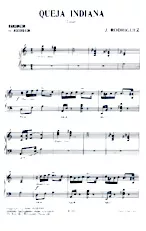 scarica la spartito per fisarmonica Queja Indianan (Tango) in formato PDF