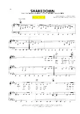 download the accordion score Shakedown (Du Film : Beverly Hills Cop II) (Chant : Bob Seger) (Disco Rock) in PDF format