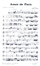 descargar la partitura para acordeón Amor de Paris (Tango) en formato PDF