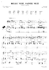 download the accordion score Belle Nuit Sainte Nuit (Stille Nacht) (Chant traditionnel de Noël) in PDF format