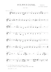 download the accordion score Fox pour Daniel in PDF format
