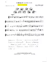 scarica la spartito per fisarmonica Somebody loves you (Chant : Eddy Arnold) (Slow Fox-Trot / Boléro) in formato PDF
