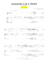 scarica la spartito per fisarmonica Someone else's story (Du Film : Chess) (Chant : Lea Salonga) (Slow) in formato PDF