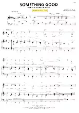 descargar la partitura para acordeón Something good (Du Film : The sound of music) (Chant : Bernadette Peters) (Slow) en formato PDF