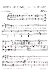 download the accordion score Maman ne vends pas la maison (Blues) in PDF format