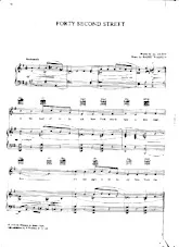 descargar la partitura para acordeón Forty second street en formato PDF