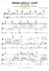 télécharger la partition d'accordéon Speak softly Love (Du Film : The Godfather) (Chant : Andy Williams) (Slow) au format PDF