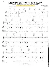 télécharger la partition d'accordéon Steppin' out with my baby (Du Film : Easter parade) (Chant : Tony Bennett & Christina Aguilera) (Fast Jazz) au format PDF