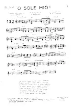 télécharger la partition d'accordéon O sole mio (Chant : Tino Rossi / Luis Mariano) (Célèbre chanson Napolitaine) (Tango) au format PDF