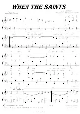télécharger la partition d'accordéon When the Saints (Arrangement de Patrick Messifet) (Fox Charleston) au format PDF