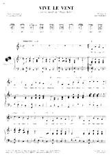 télécharger la partition d'accordéon Vive le vent (Sur les motifs de Jingle Bells) (Chant : Lisette Jambel / Lucien Jeunesse / Dalida / Mireille Mathieu) (Fox) au format PDF
