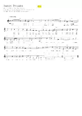 descargar la partitura para acordeón Sweet dreams (Chant : Patsy Cline) (Slow) en formato PDF