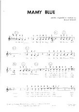 descargar la partitura para acordeón Mamy blue (Chant : Nicoletta) en formato PDF