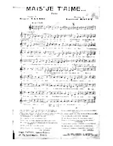 download the accordion score Mais je t'aime (Valse) in PDF format
