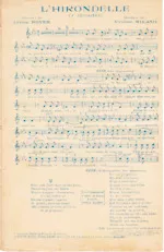 scarica la spartito per fisarmonica L'Hirondelle (A Andorinha) in formato PDF