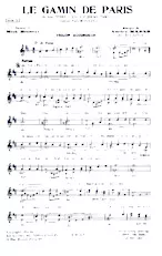 descargar la partitura para acordeón Le Gamin de Paris (Du Film : Paris c'est toujours Paris) (Arrangement : Bob Astor) (Chant : Yves Montand) (Valse) en formato PDF