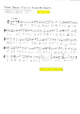 descargar la partitura para acordeón Take these chains from my heart (Chant : Ray Charles) (Slow Fox-Trot) en formato PDF