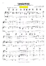 télécharger la partition d'accordéon Tangerine (Du Film : The Fleet's in) (Chant : Frank Sinatra) (Swing jazz) au format PDF