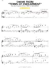 télécharger la partition d'accordéon Terms of endearment theme (Ballade Instrumentale) au format PDF