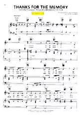 descargar la partitura para acordeón Thanks for the memory (Du Film : Big Broadcast of 1938) (Chant : Ella Fitzgerald) (Slow) en formato PDF