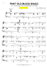 télécharger la partition d'accordéon That old black magic (Du Film : Star Spangled rhythm) (Chant : Ella Fitzgerald) (Swing Jazz) au format PDF