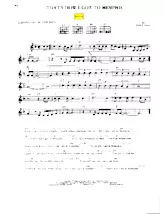 scarica la spartito per fisarmonica That's how I got to Memphis (Rumba) in formato PDF