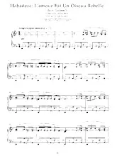 download the accordion score Habañera : L'amour est un oiseau rebelle (De l'Opéra : Carmen) (Arrangement de Jerry Lanning) in PDF format