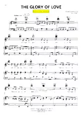 télécharger la partition d'accordéon The glory of love (Chant : Paul McCartney) (Slow Blues) au format PDF