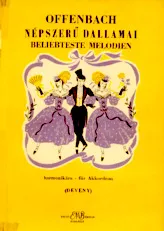 download the accordion score Mélodie populaire (Beliebteste Melodien) (Arrangement : Dévény Jeno) (Accordéon) (11 Titres) (Edition : Budapest 1965) in PDF format