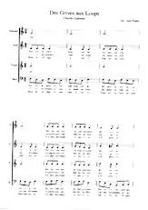 télécharger la partition d'accordéon Des grives aux loups (Pour Chorale) (Chant : Charles Dumont) (Arrangement : Jean Peuplu) (SATB) au format PDF