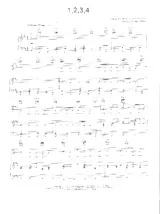 descargar la partitura para acordeón 1 2 3 4 (Swing) en formato PDF