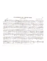 download the accordion score Cuando el destino (Bolero Ranchero) in PDF format
