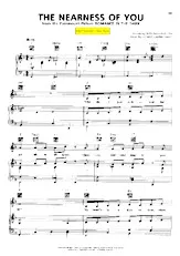 scarica la spartito per fisarmonica The nearness of you (Du Film : Romance in the dark) (Chant : Ella Fitzgerald) (Slow Blues) in formato PDF