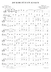 descargar la partitura para acordeón Jour de fête en Alsace (Valse Musette) en formato PDF