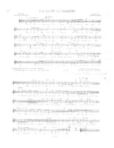 descargar la partitura para acordeón J'ai sauté la barrière (Fox-Marche) en formato PDF