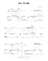 download the accordion score Cry to me in PDF format