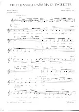 descargar la partitura para acordeón Viens danser dans ma guinguette (Fox-Trot) en formato PDF