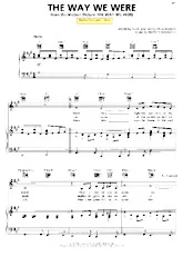 scarica la spartito per fisarmonica The way we were theme in formato PDF