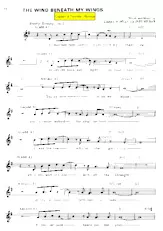 descargar la partitura para acordeón The wind beneath my wings (Chant : Captain & Tennille) (Rumba) en formato PDF