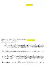 download the accordion score Then you can tell me goodbye (Interprètes : The Casinos) (Slow Rock) in PDF format