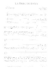 télécharger la partition d'accordéon La tribu de Dana (Chant : Manau) (Pop Rap) au format PDF