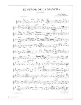 descargar la partitura para acordeón El señor de la mancha (Paso Doble) en formato PDF