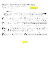 télécharger la partition d'accordéon There's a new moon over my shoulder (Chant : Jim Reeves) (Boléro) au format PDF